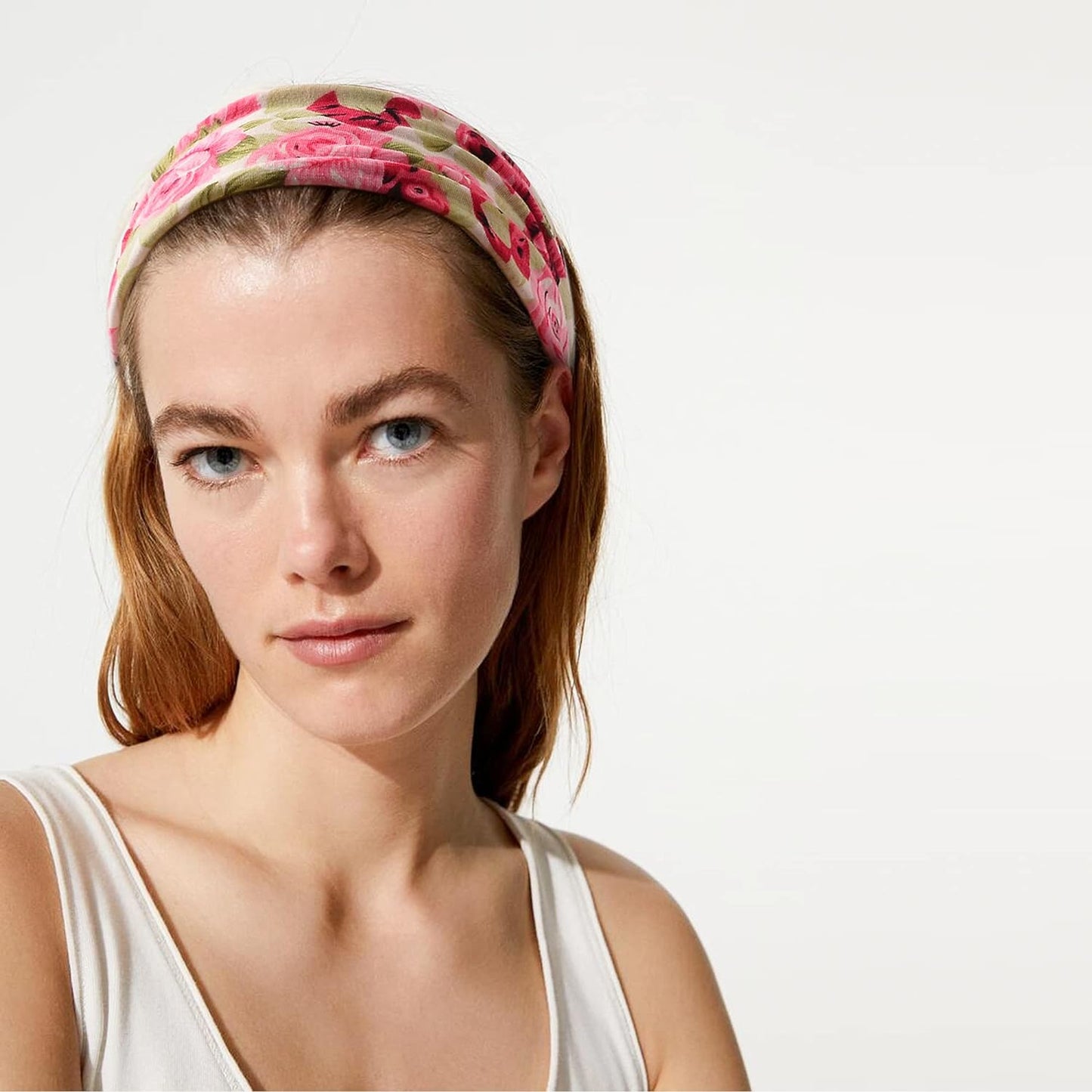 12 Pack Headbands for Women Boho Printed Non Slip Hair Band Sport Yoga Running Elastic Sweat Hair Wrap for Girls